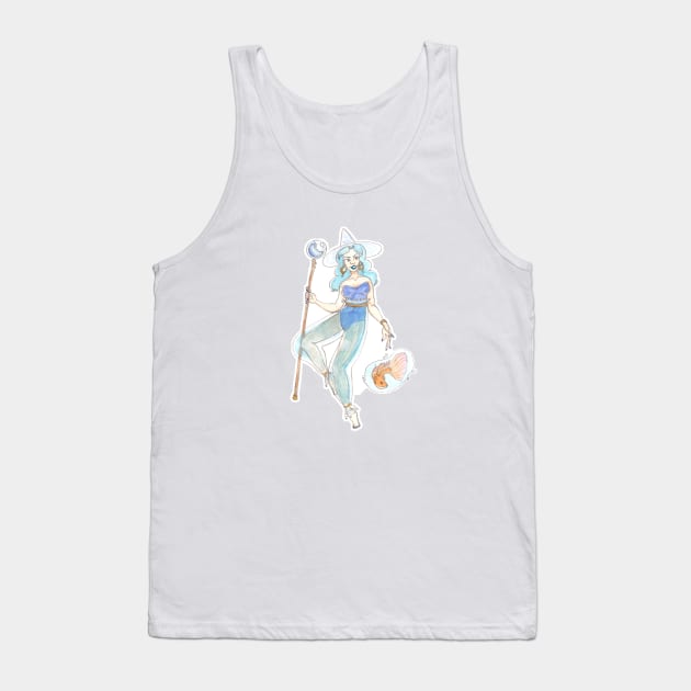 Water Witch Tank Top by tonguetiedartist